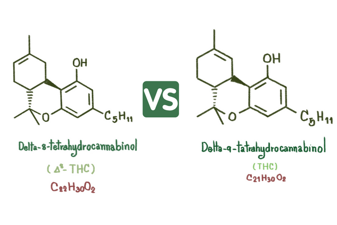 Difference Between Delta-8 and Delta-9