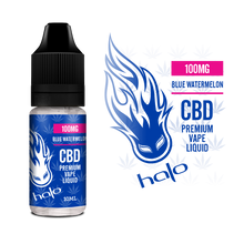 Load image into Gallery viewer, Halo CBD Isolate Vape Blue Watermelon 100mg
