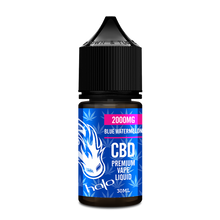 Load image into Gallery viewer, Halo CBD Isolate Vape Blue Watermelon 2000mg
